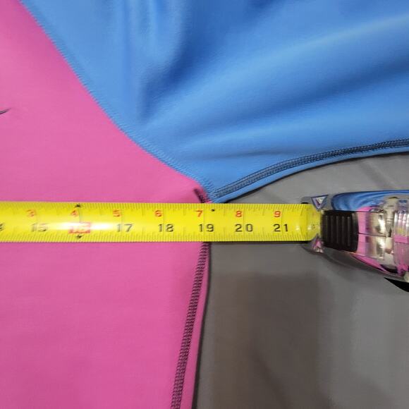 Nike Therma-Fit Colorblock Full Zip Hoodie Pink Blue Warm Fleece Active Small - Picture 6 of 12